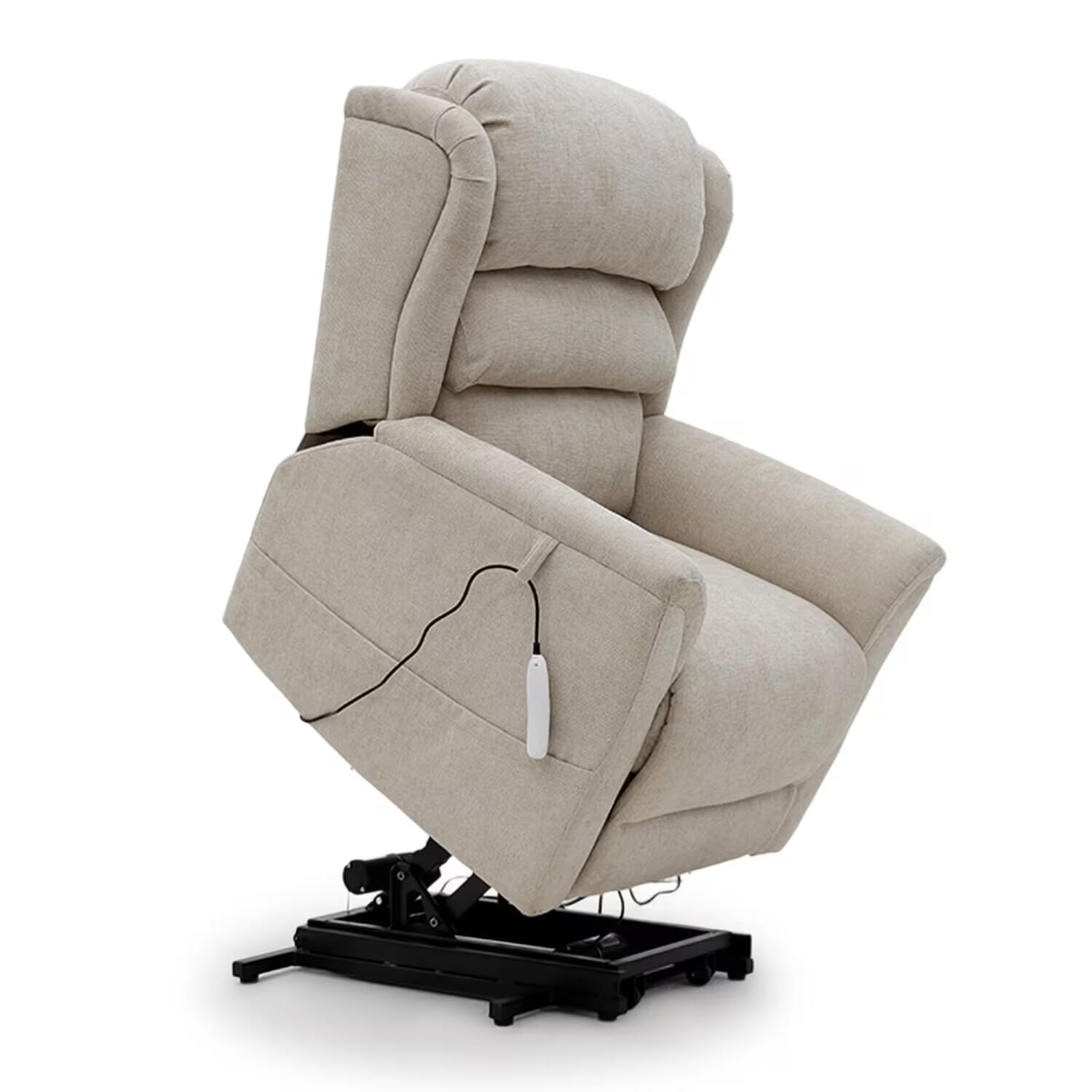 sanford wall hugger dual motor riser recliner chair rising