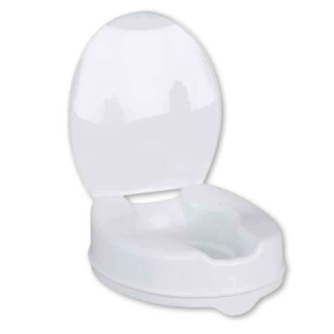 savanah raised contoured toilet seat with lid 10cm