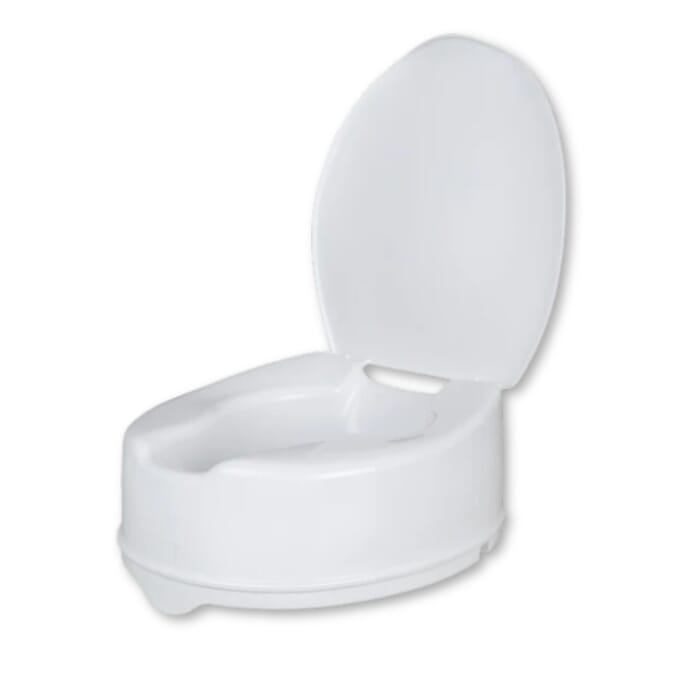 savanah raised contoured toilet seat with lid 15cm