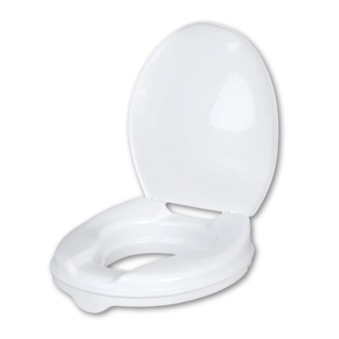 savanah raised contoured toilet seat with lid 5cm