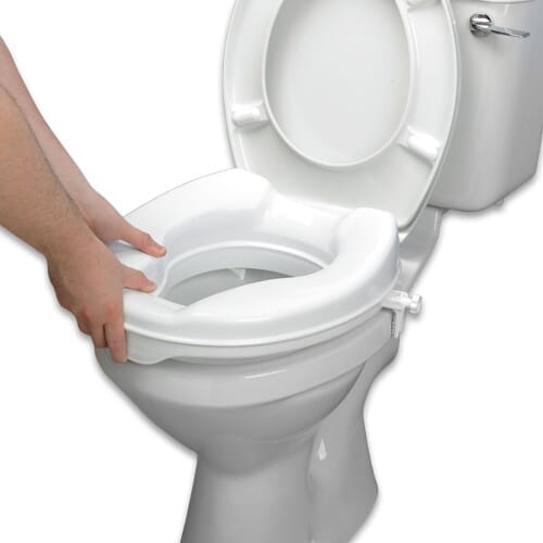 savanah raised contoured toilet seat
