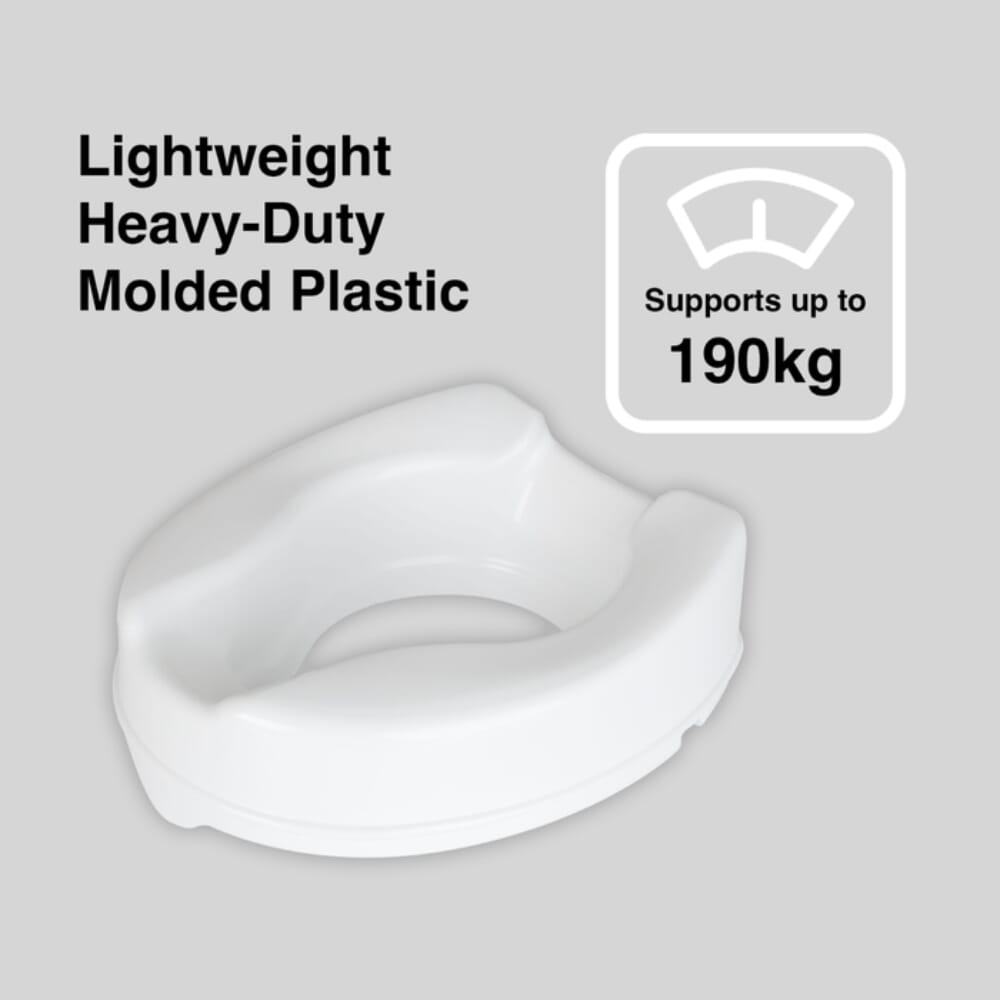 savanah raised toilet seat weight limit