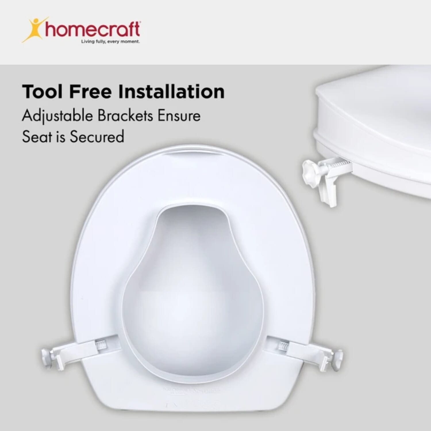 savanah raised toilet seat with lid fitting