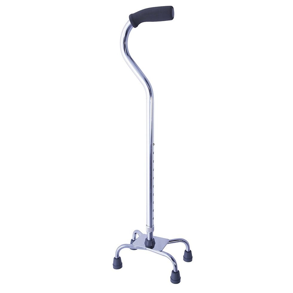 Small Base Quad Cane in Lightweight Aluminium