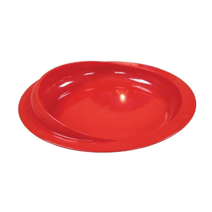 scoop dish red