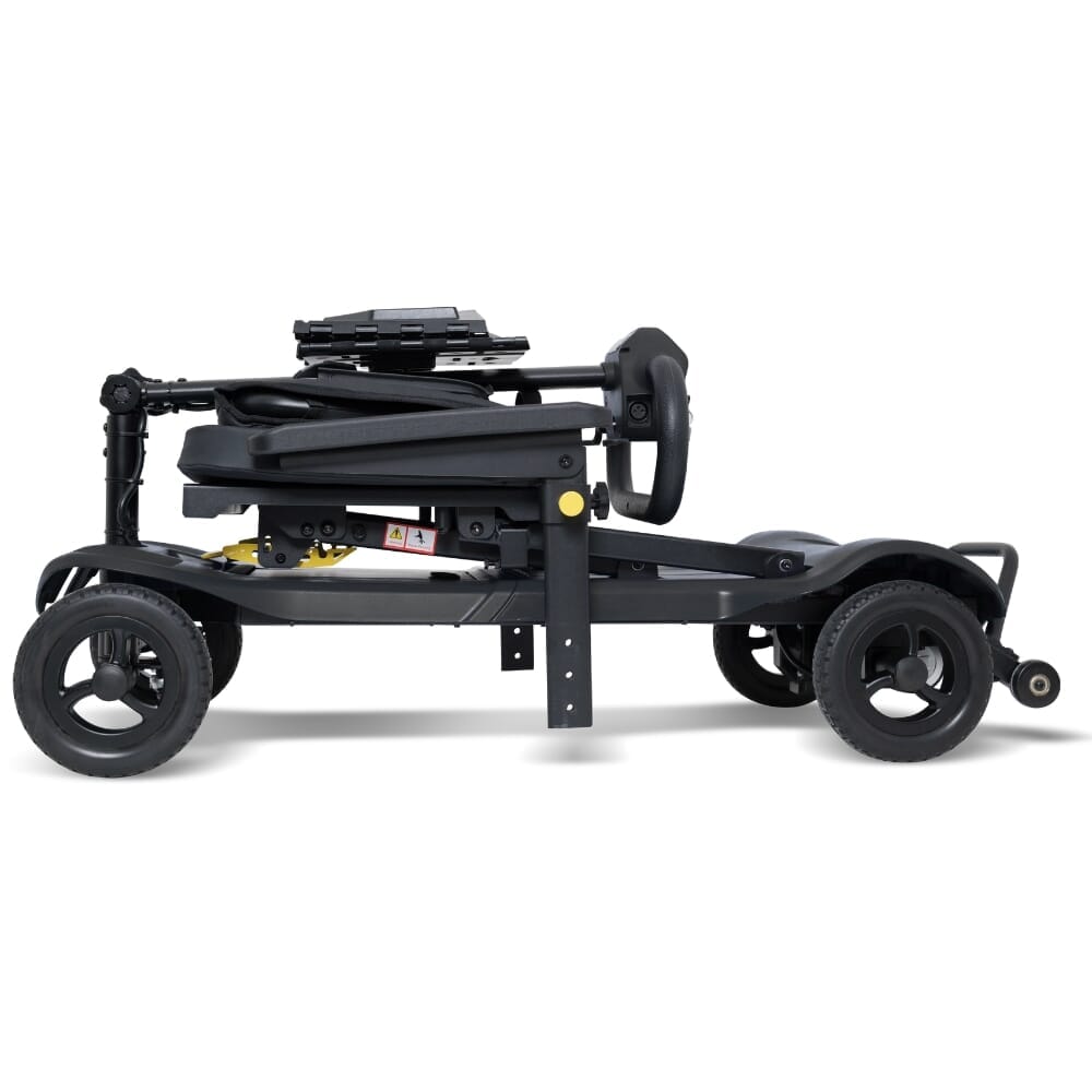 scooterpac atom fold mobility scooter black folded