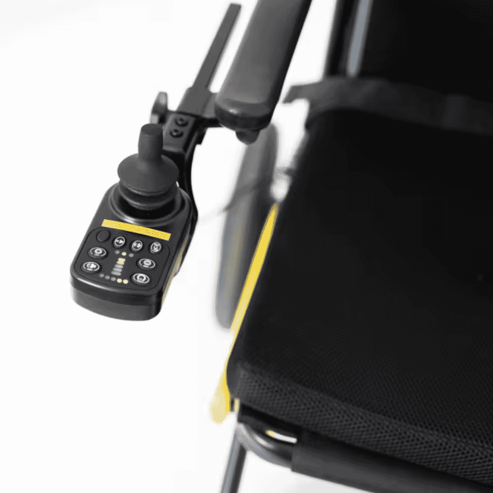 scooterpac atom power folding electric wheelchair controls
