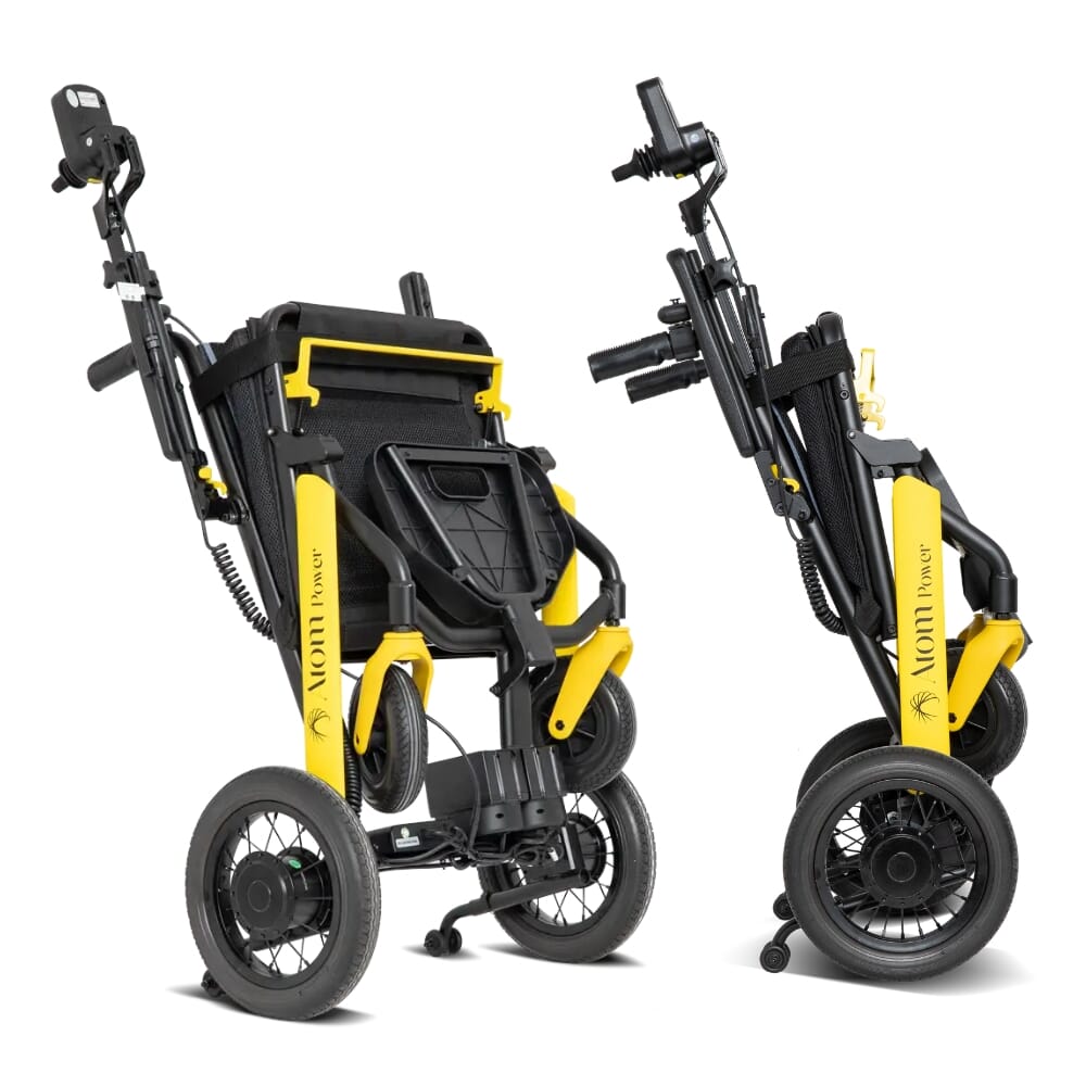 scooterpac atom power folding powerchair folded