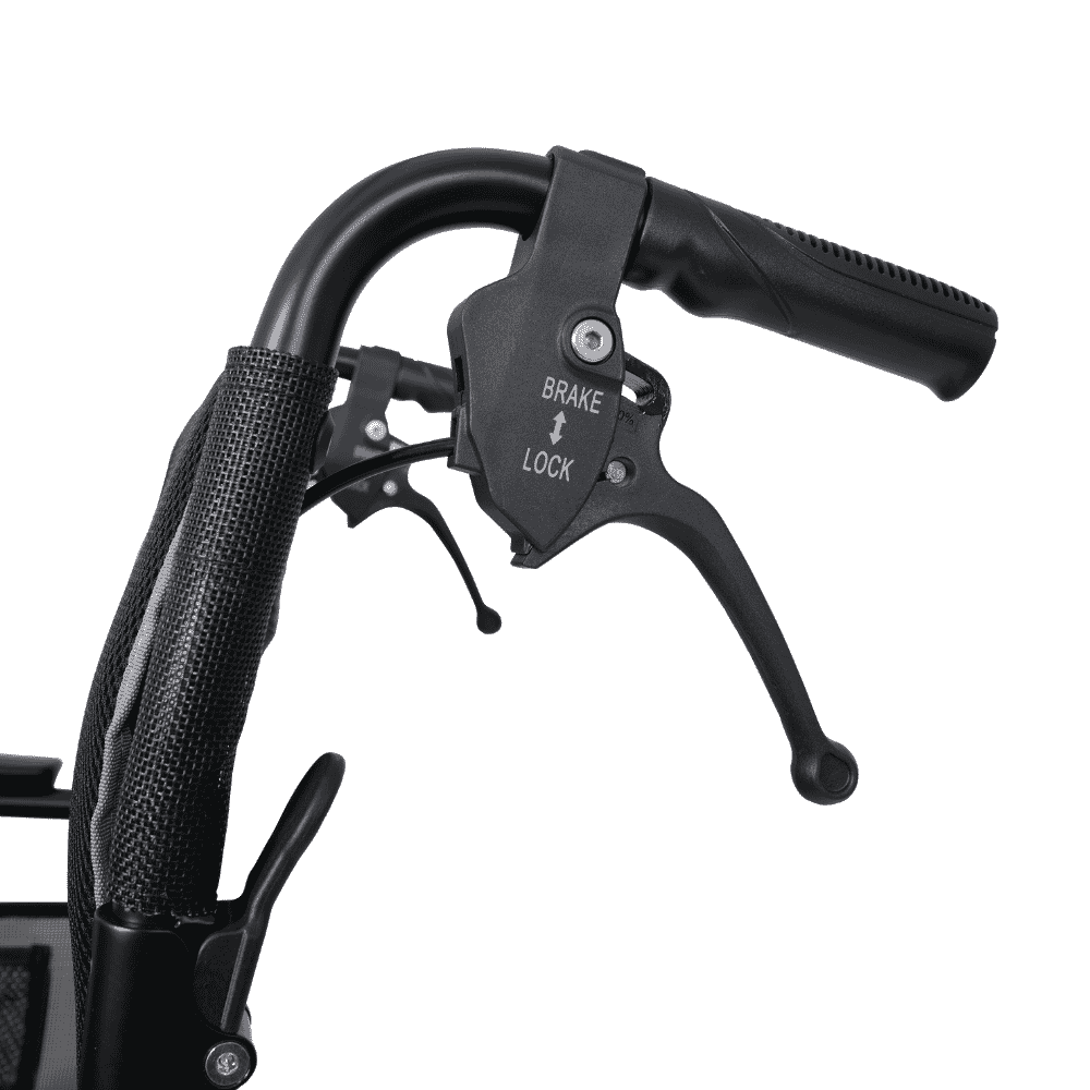 scooterpac atom self propelled wheelchair brake leaver