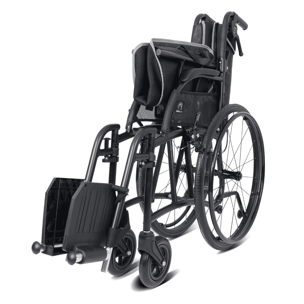 scooterpac atom self propelled wheelchair folded
