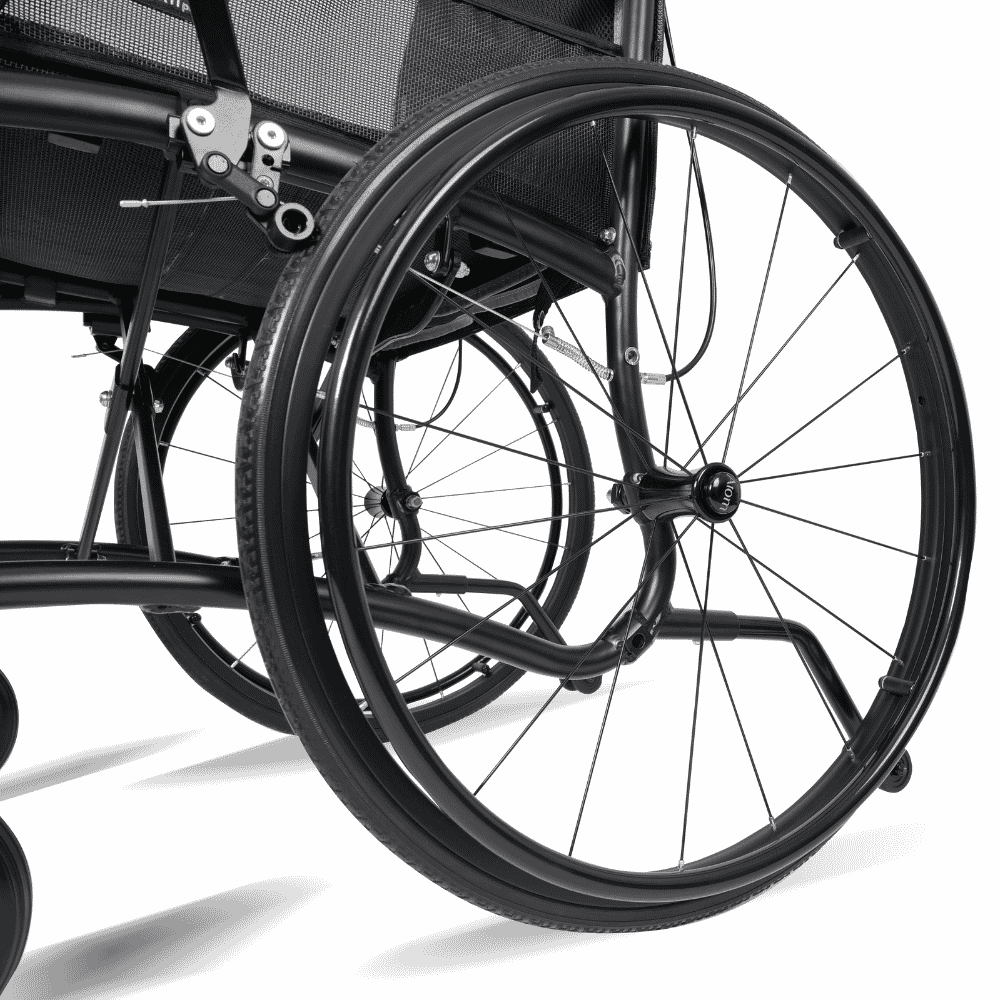 scooterpac atom self propelled wheelchair quick release