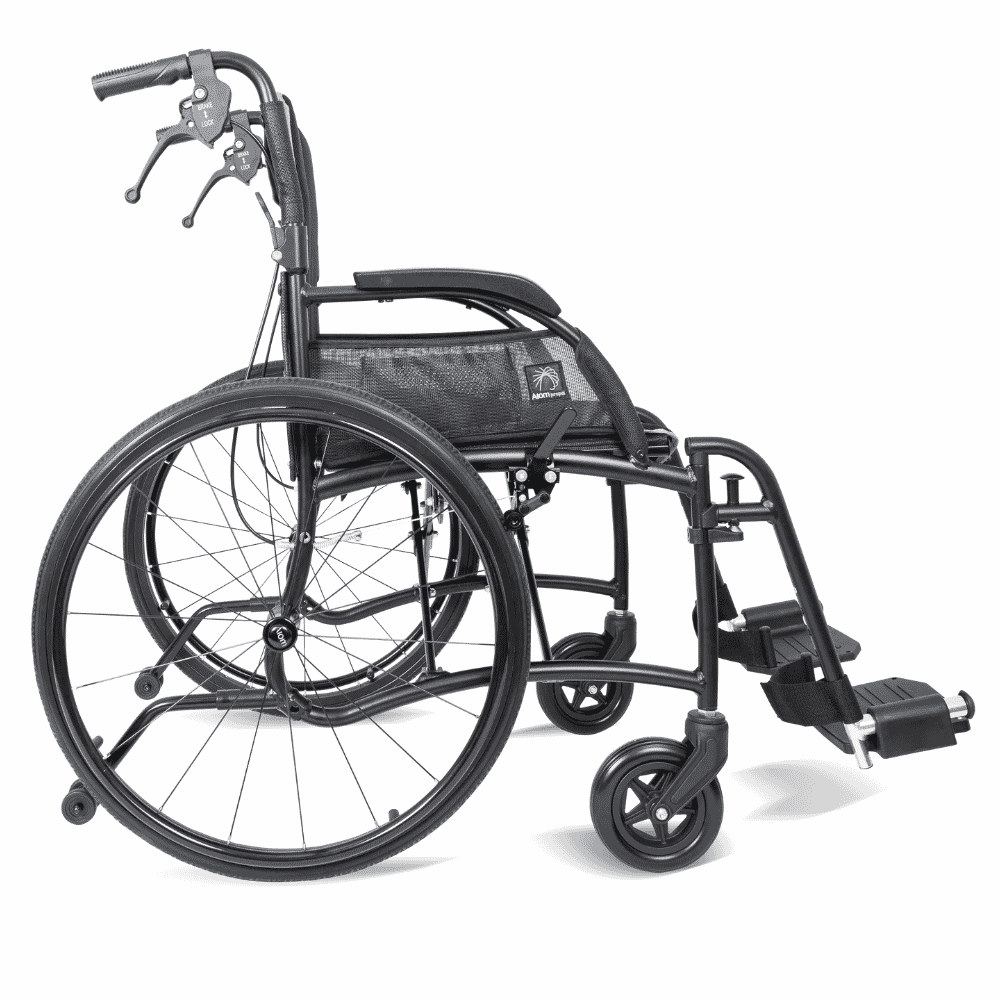 scooterpac atom self propelled wheelchair side