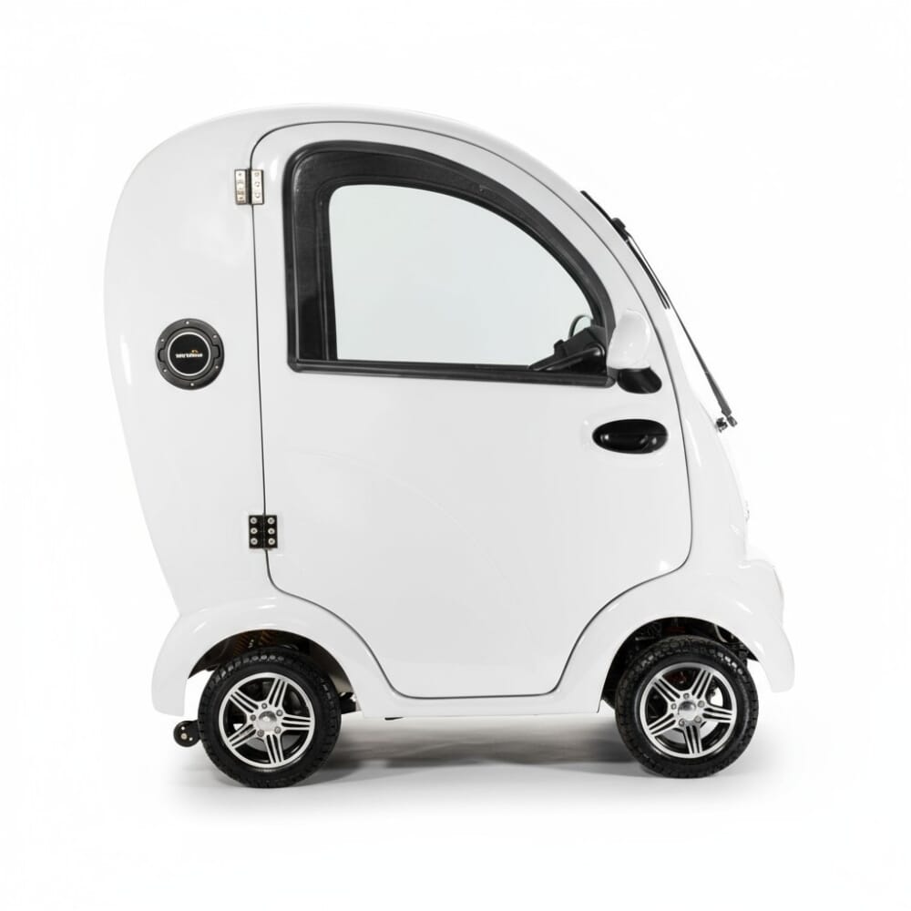 scooterpac cabin car glacier white side