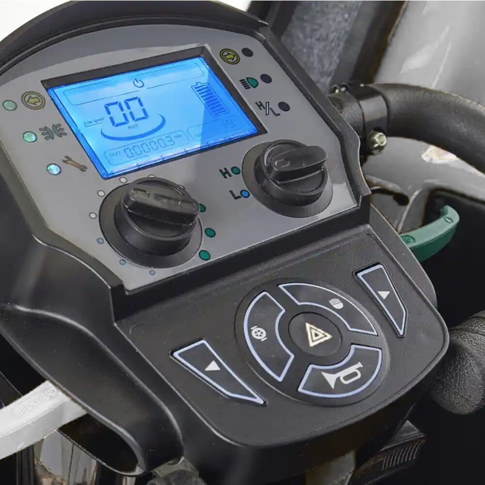 scooterpac cabin car glacier white tiller