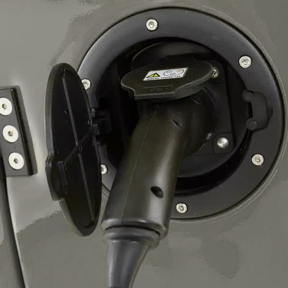 scooterpac cabin car stone grey charger