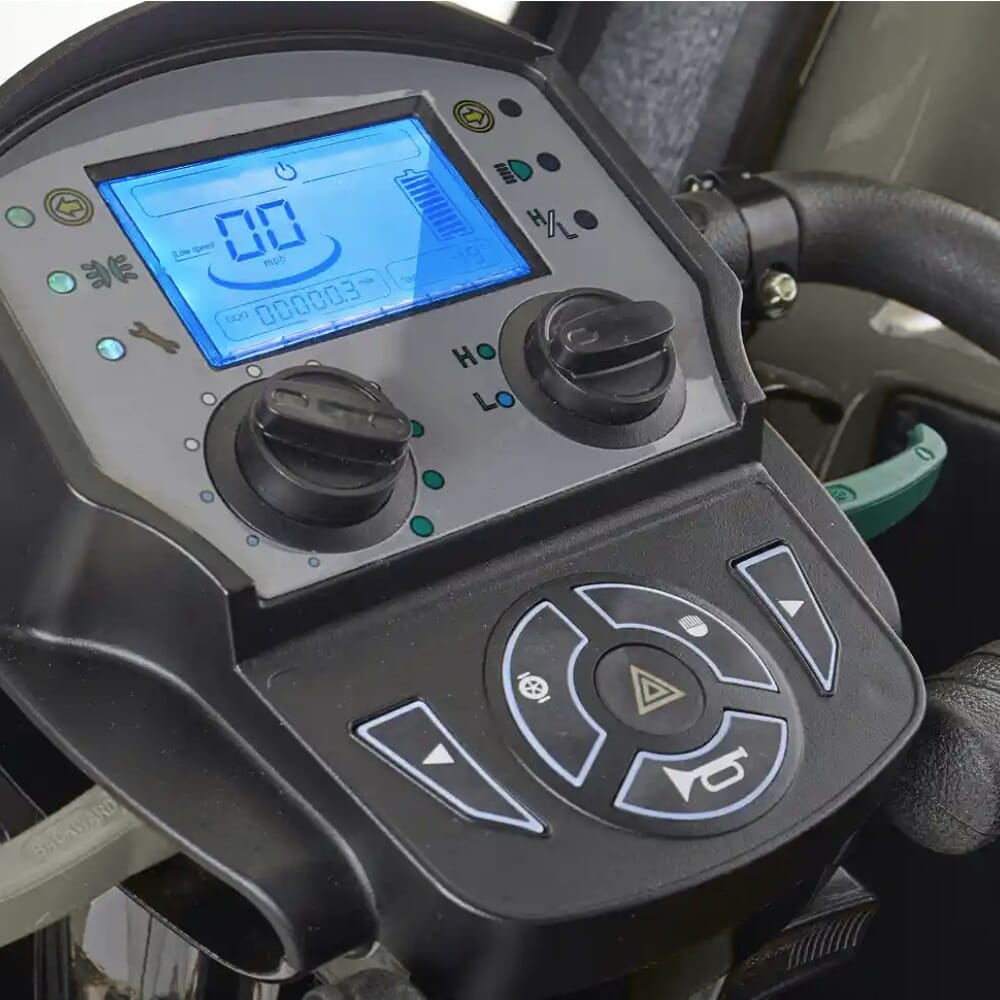 scooterpac cabin car stone grey controls