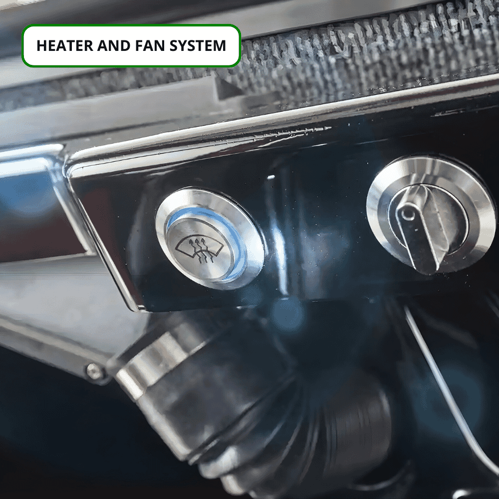 scooterpac deluxe cabin car british racing green heater