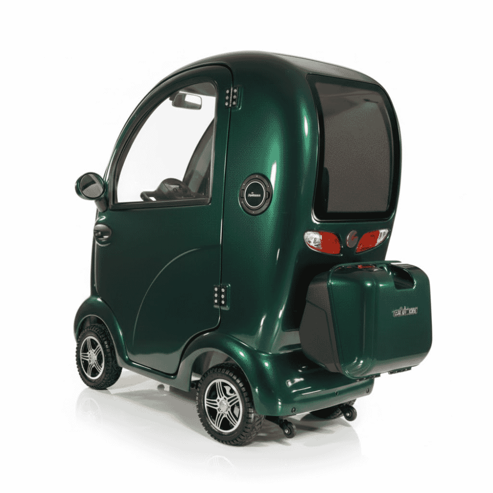 scooterpac deluxe cabin car british racing green rear