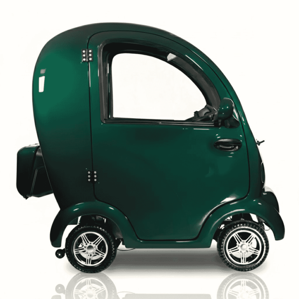scooterpac deluxe cabin car british racing green side