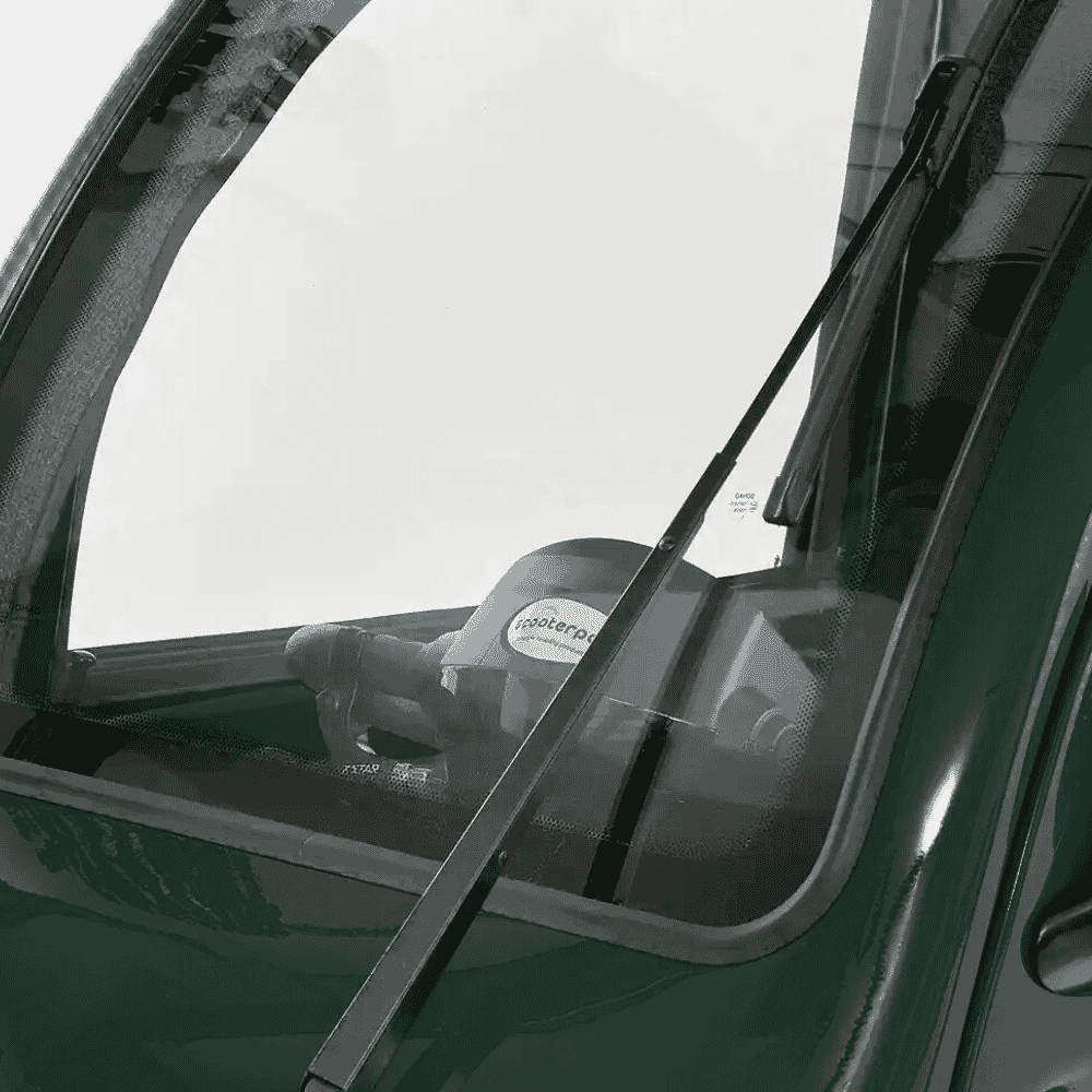 scooterpac deluxe cabin car british racing green wiper