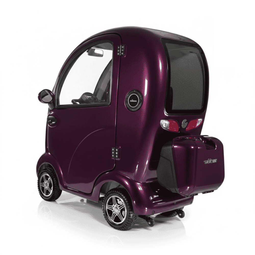 scooterpac deluxe cabin car purple sovereign rear