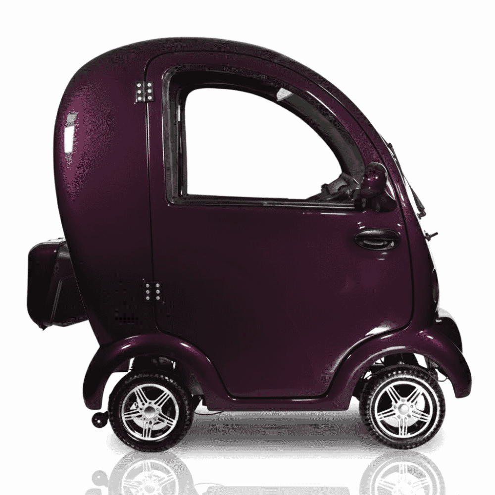 scooterpac deluxe cabin car purple sovereign side