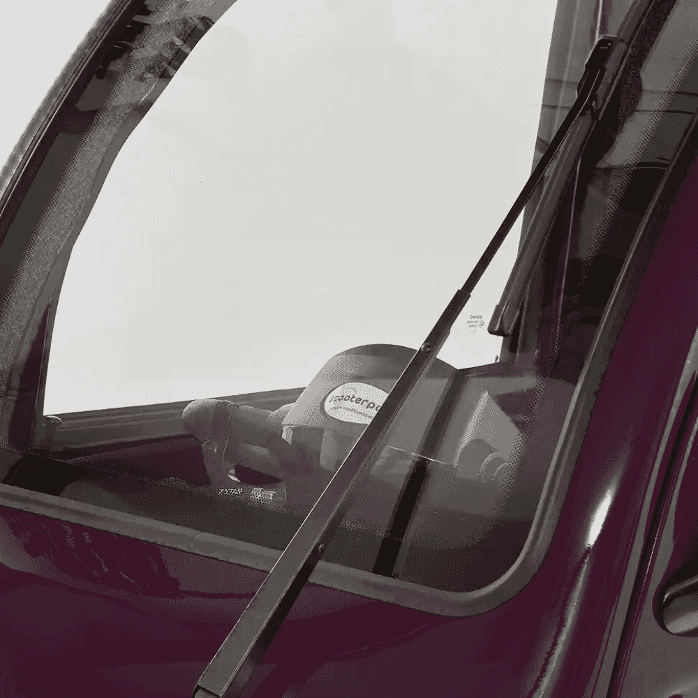 scooterpac deluxe cabin car purple sovereign wiper