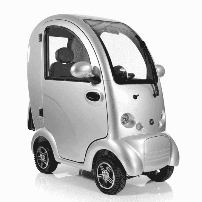 scooterpac deluxe cabin car silver plate