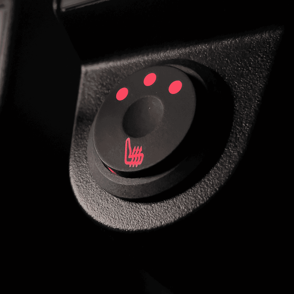 scooterpac ignite sport mobility scooter heated seat button