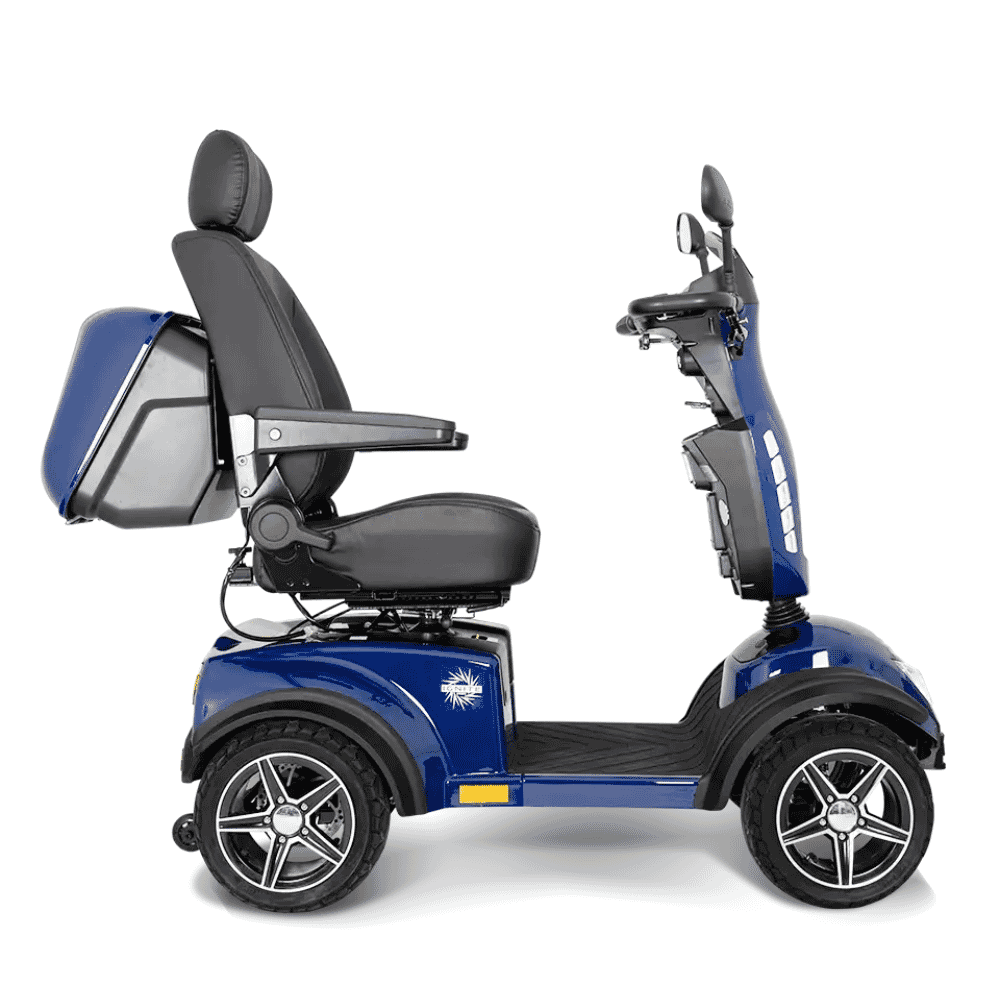 scooterpac ignite sport mobility scooter side