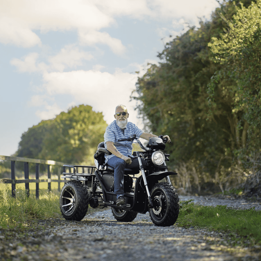 scooterpac invader off road mobility scooter in use