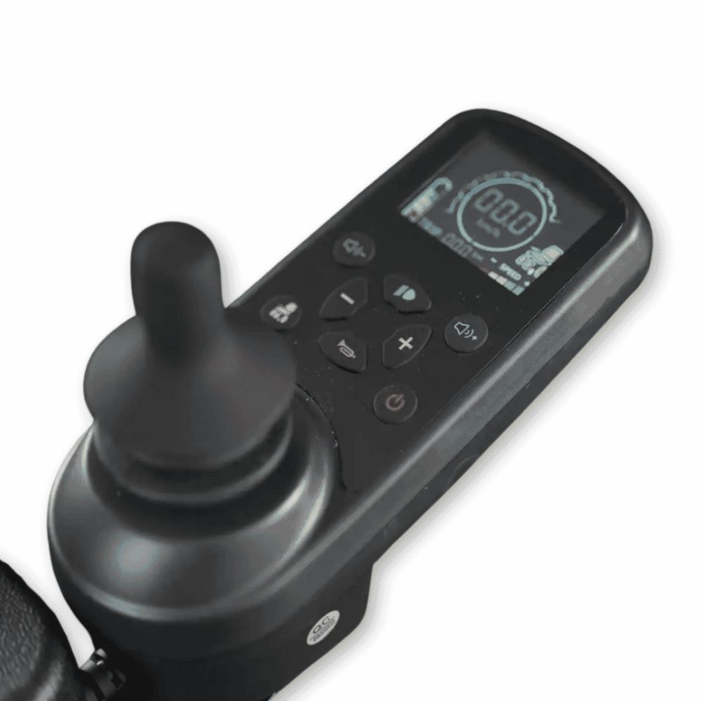 scooterpac sv4 heavy duty reclining powerchair joystick controls