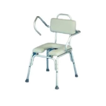 View Lightweight Padded Shower Chair with CutOut information
