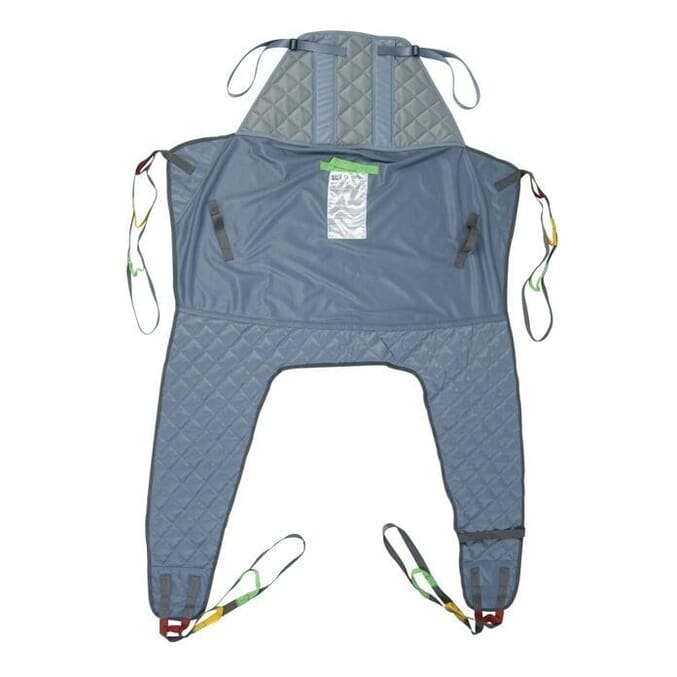 secure fit patient handling sling with head support