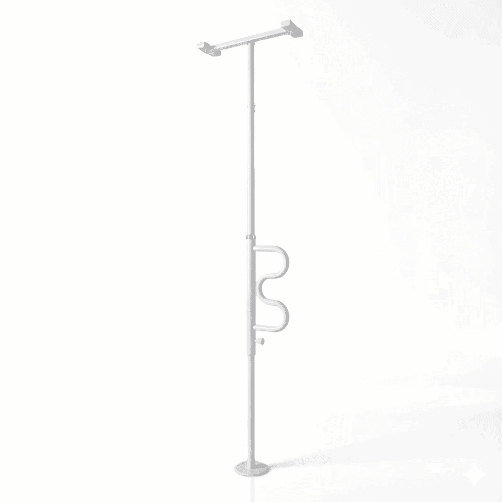 Security Pole & Curve Grab Bar