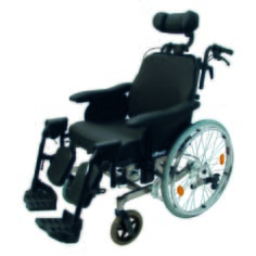 Multitec Tilt in Space Wheelchair with Drum Brakes - 19" Seat Width