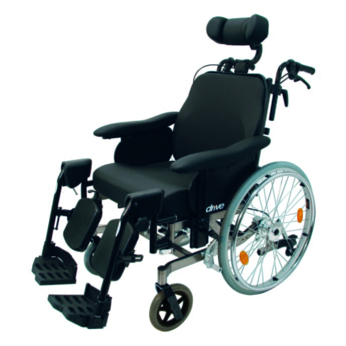 self propel tilt padded wheelchair