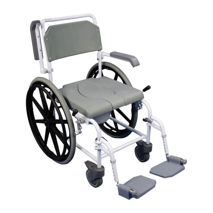 self propelled shower commode chair