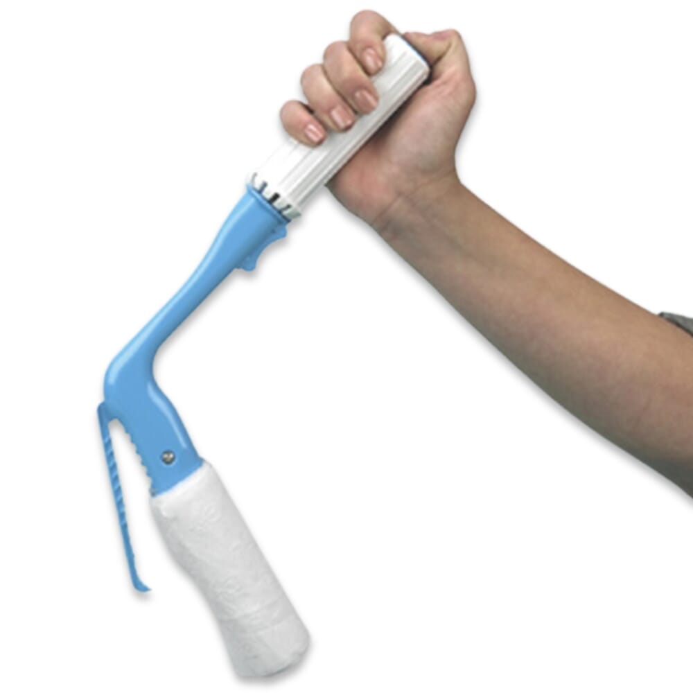 selfwipe toilet aid in use