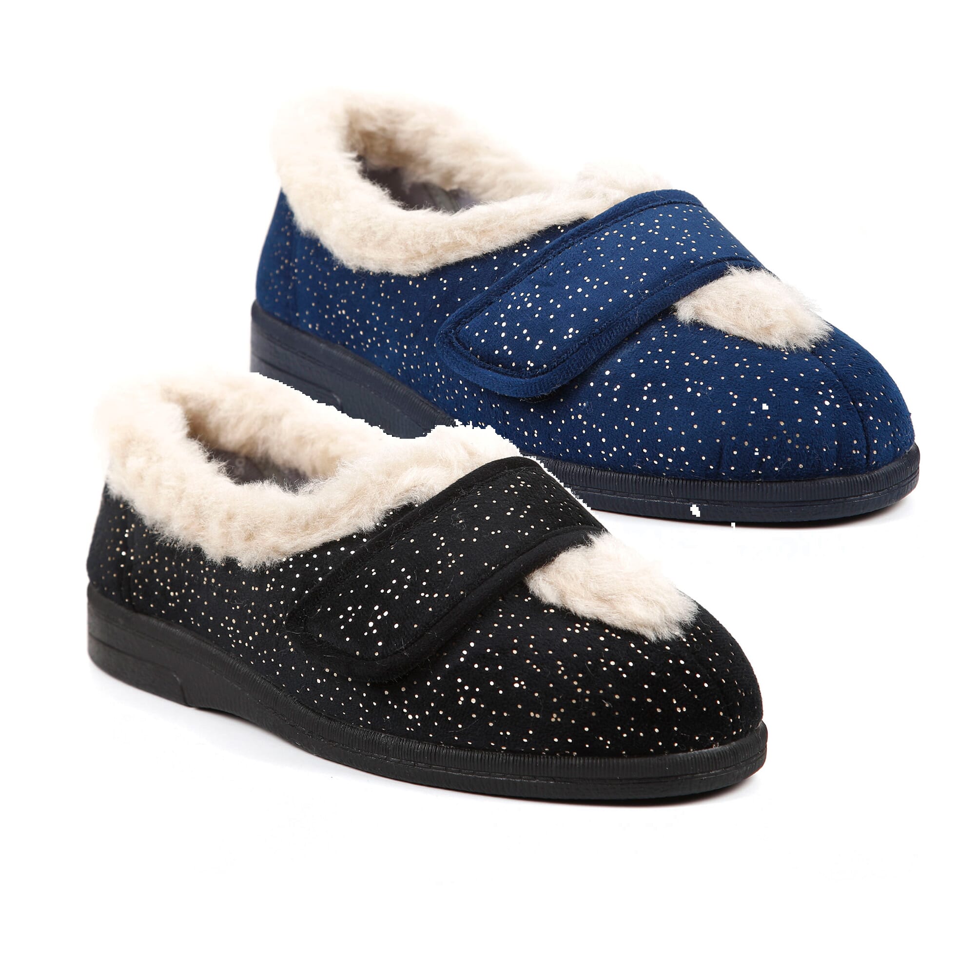 Selina Ladies Extra Wide Slipper