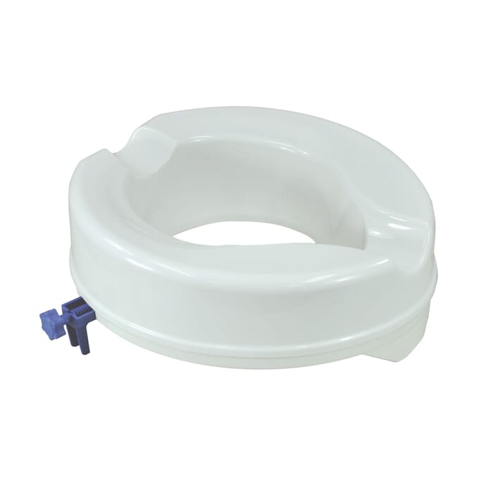 senator plastic raised toilet seat seat height 100 mm 4