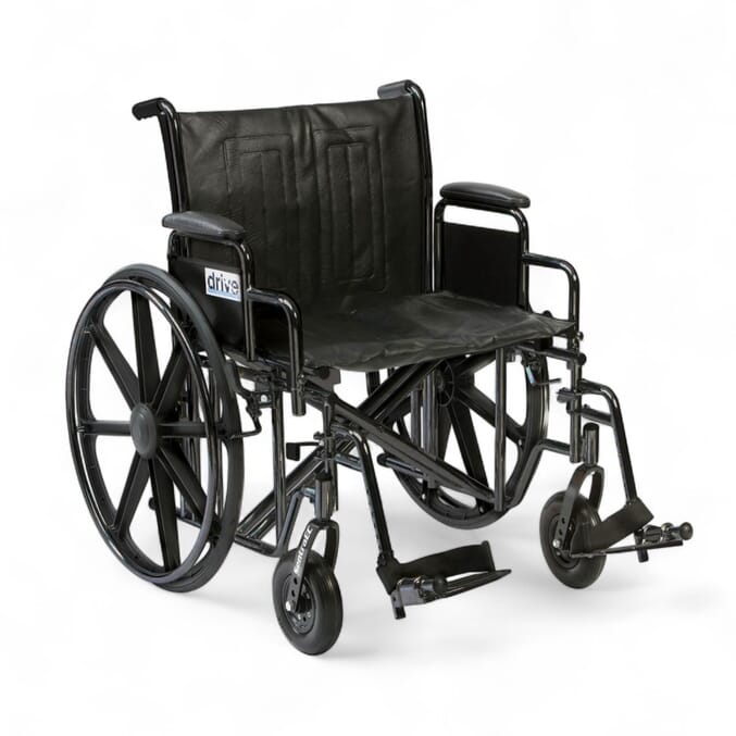 sentra bariatric self propelled wheelchair 22 inch