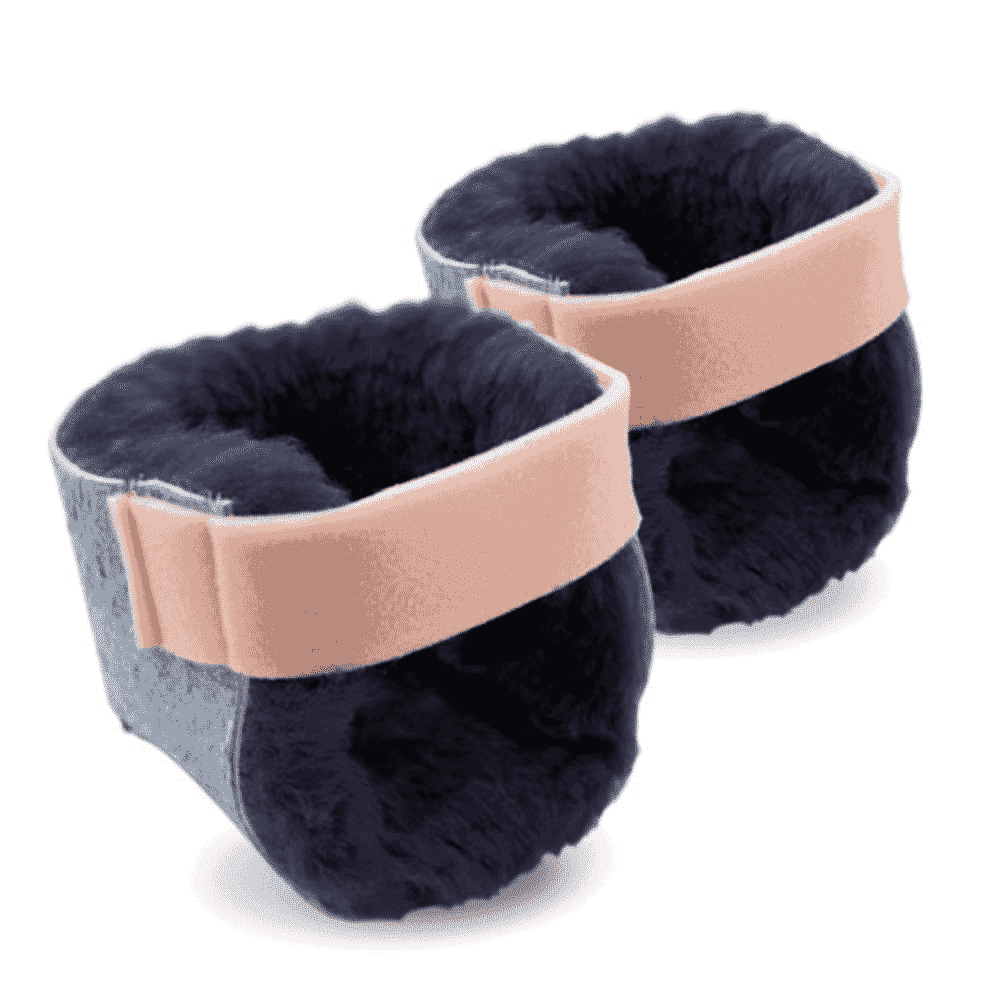 Sheep Skin Heel Protectors - Pair