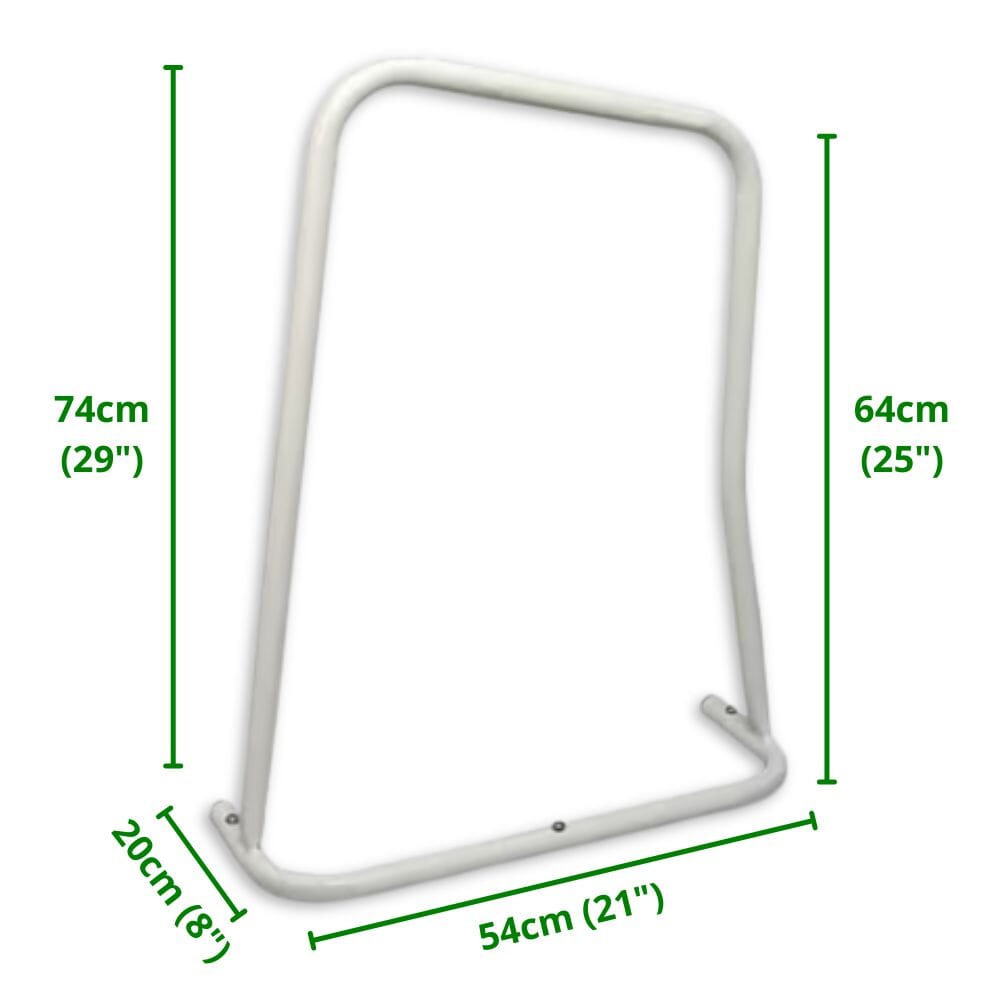 shelford toilet support frame left dims