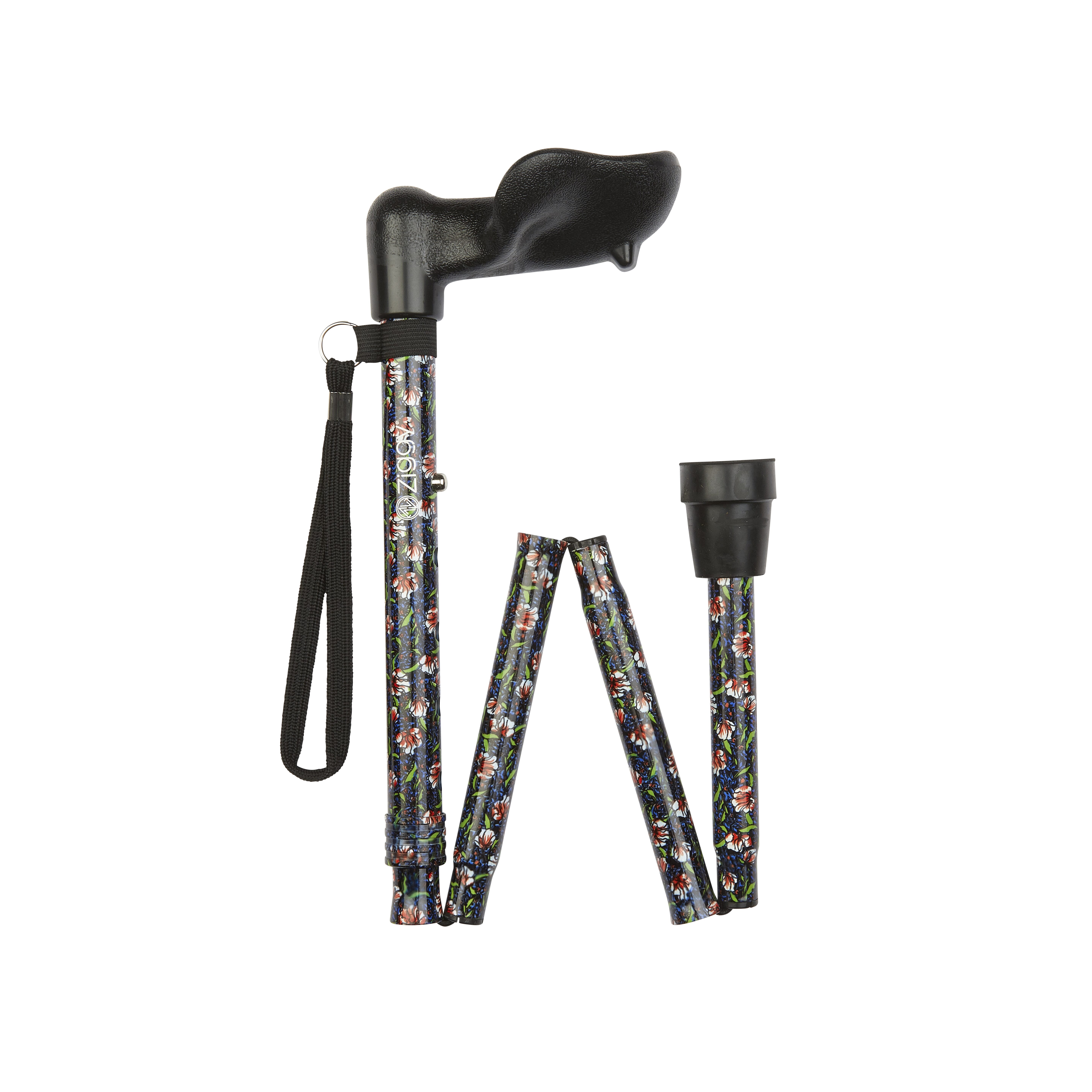 short anatomical handle folding stick morris right hand folded