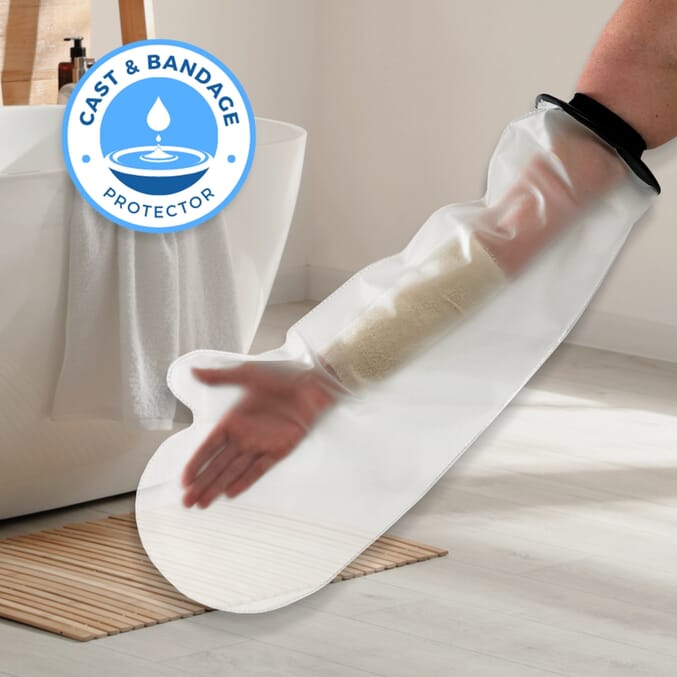 short arm cast and bandage protector 1
