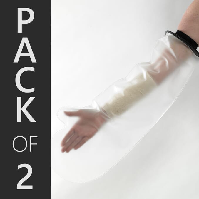 short arm cast and bandage protector pack of 2