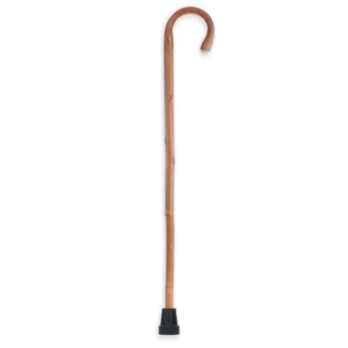 short wooden walking stick