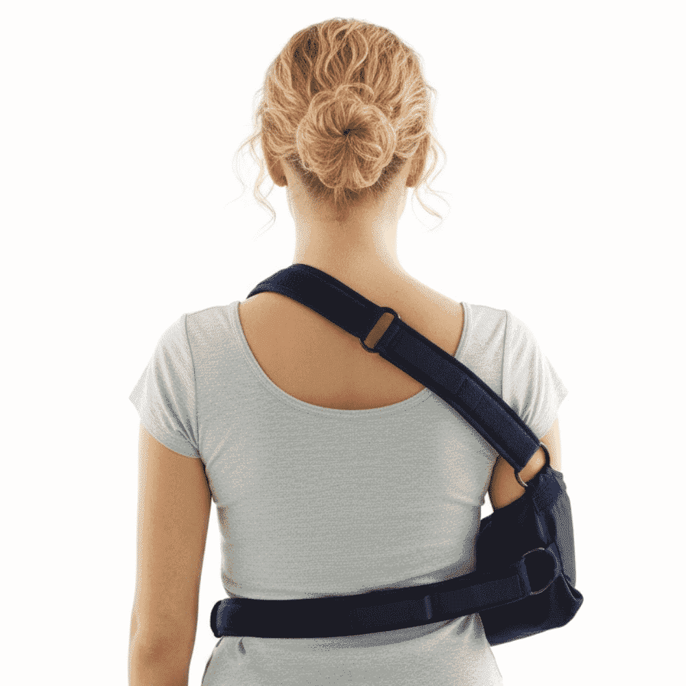 shoulder immobiliser sling back
