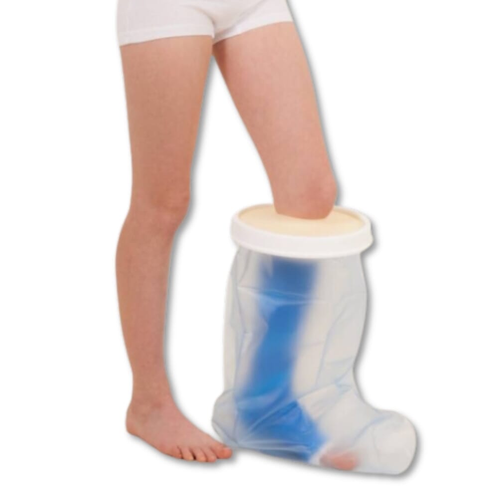 Childs Waterproof Cast Protector - Full Leg - Short Arm from Essential Aids